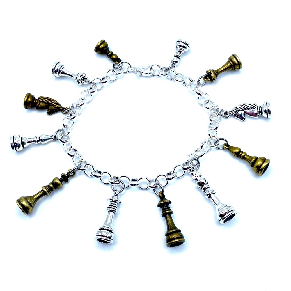 Chess Charm Bracelet